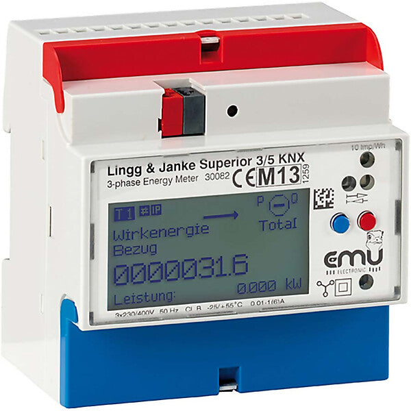 Lingg & Janke Energiezähler Superior KNX REG 3-P EZ-EMU-WSUP-D-REG-FW